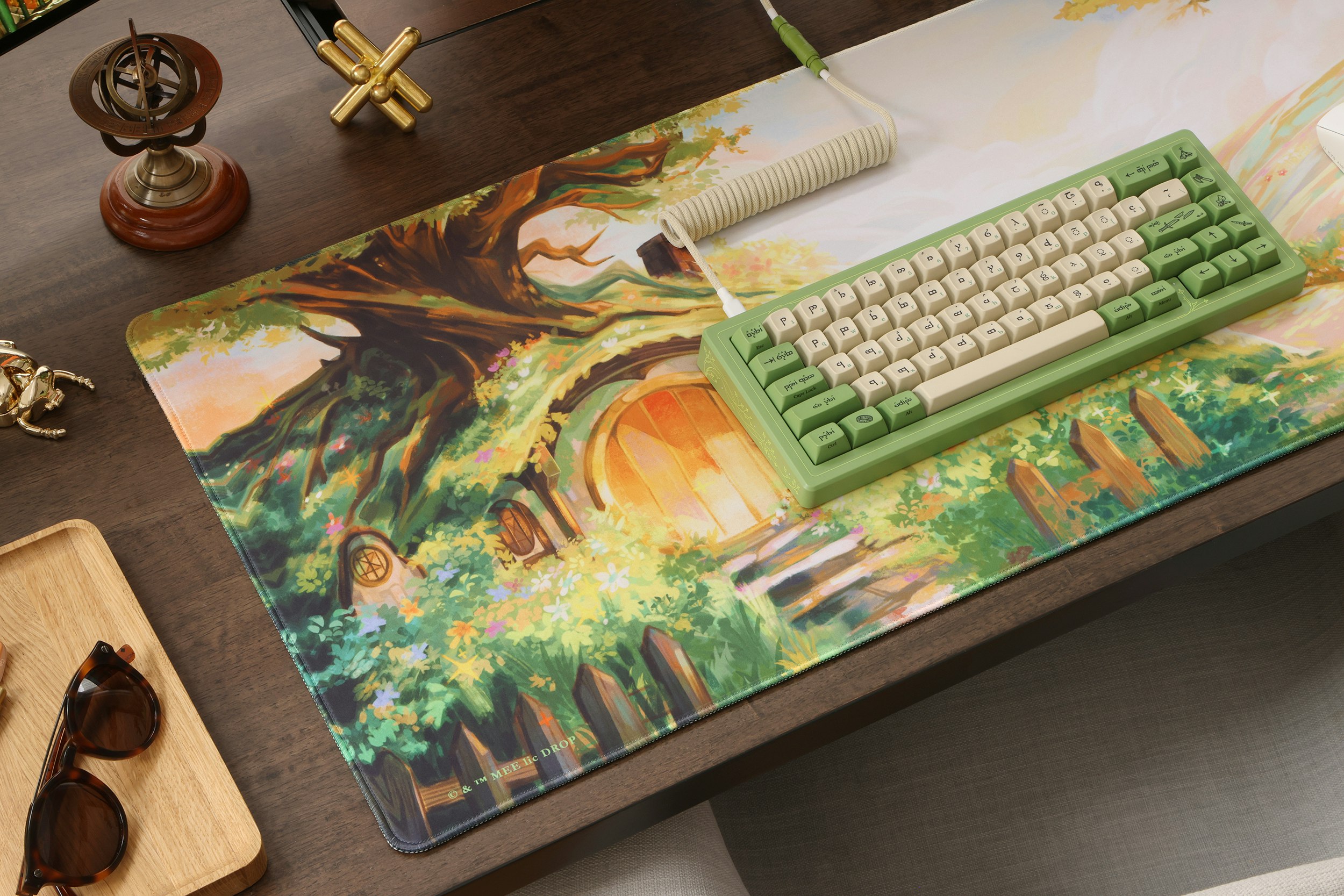 Drop + The Lord of the Rings™ The Shire™ Desk Mat