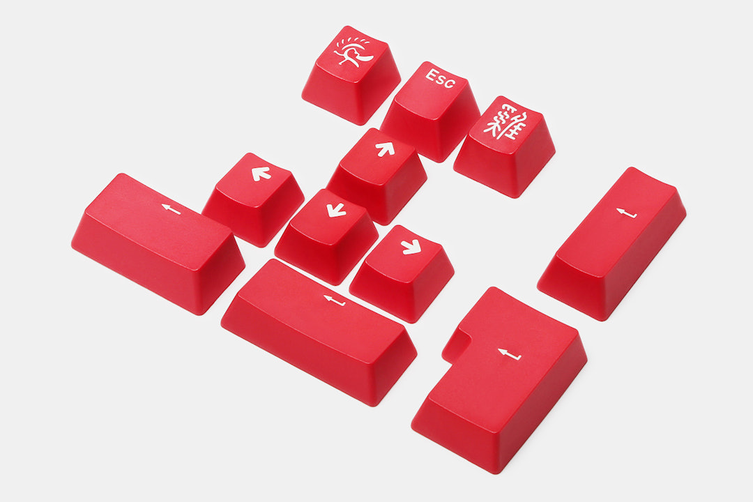 Ducky 11-Key PBT Doubleshot Color Keycap Set