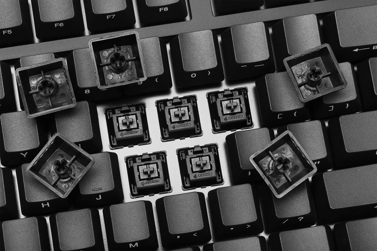 Ducky ONE Full-Size Mechanical Keyboard + Keycaps