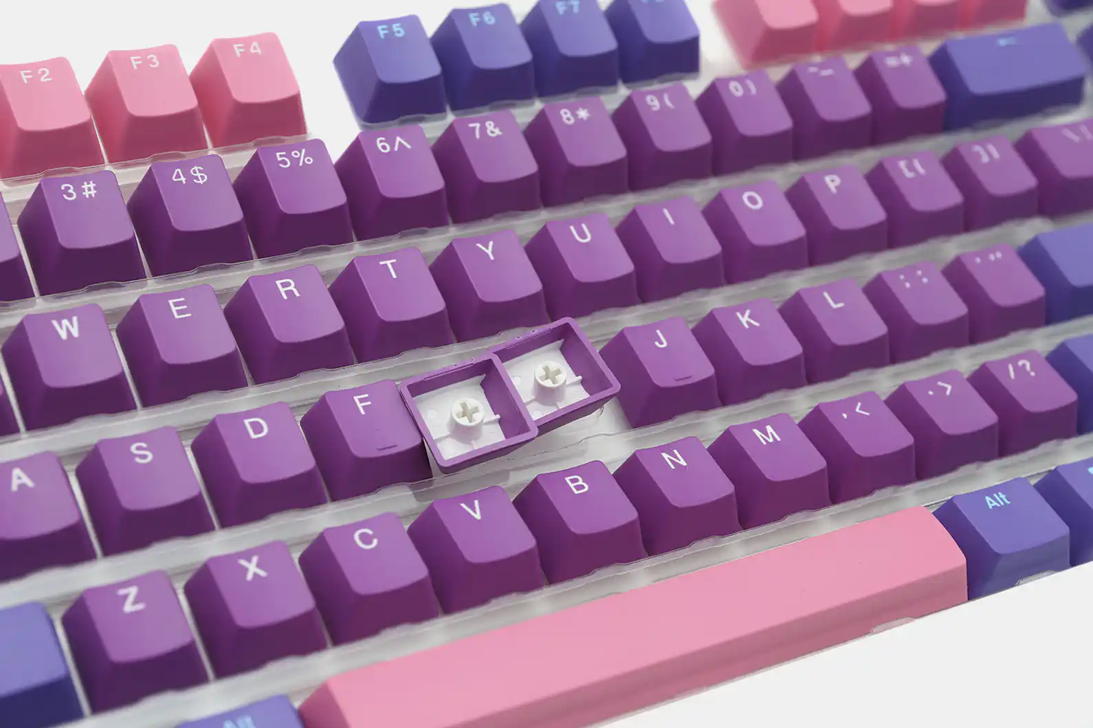 Ducky Ultraviolet PBT Doubleshot Keycap Set | Mechanical Keyboards ...