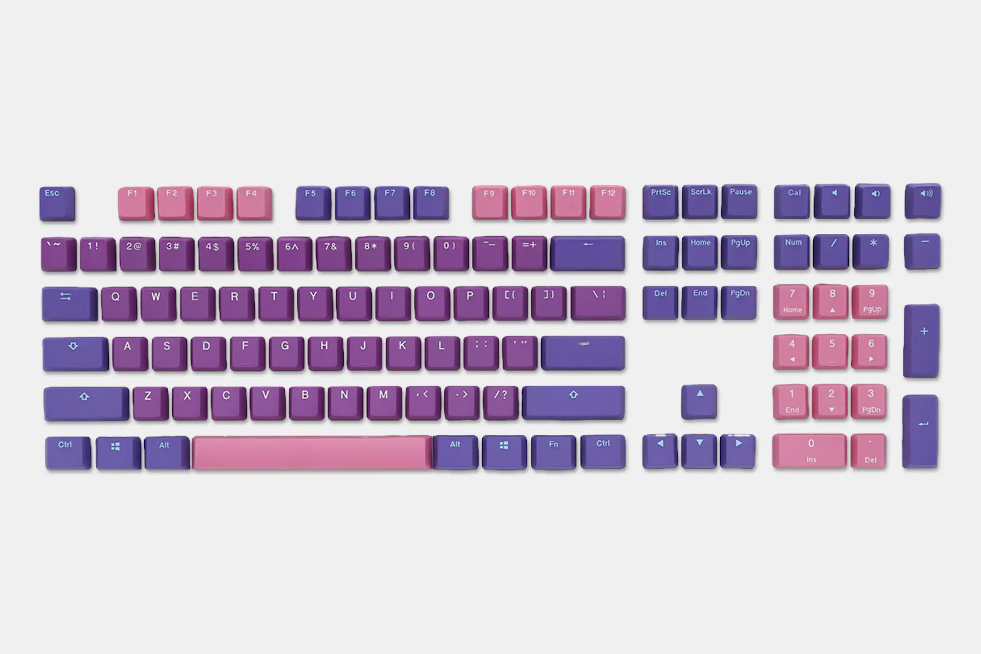 Ducky Ultraviolet PBT Doubleshot Keycap Set | Mechanical Keyboards ...