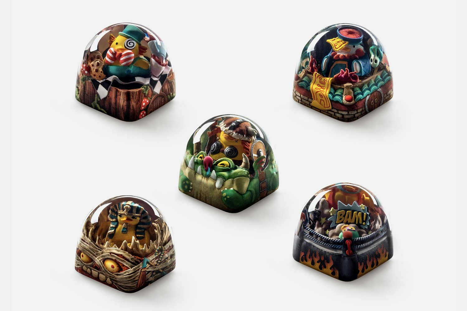 Dwarf Factory Another Duckieverse Artisan Keycaps