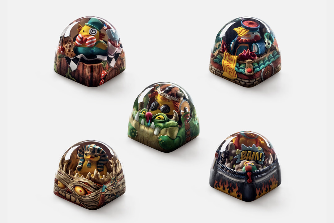 Dwarf Factory Another Duckieverse Artisan Keycaps