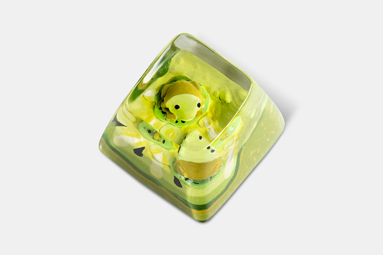 Dwarf Factory Anura Frog Resin Artisan Keycap
