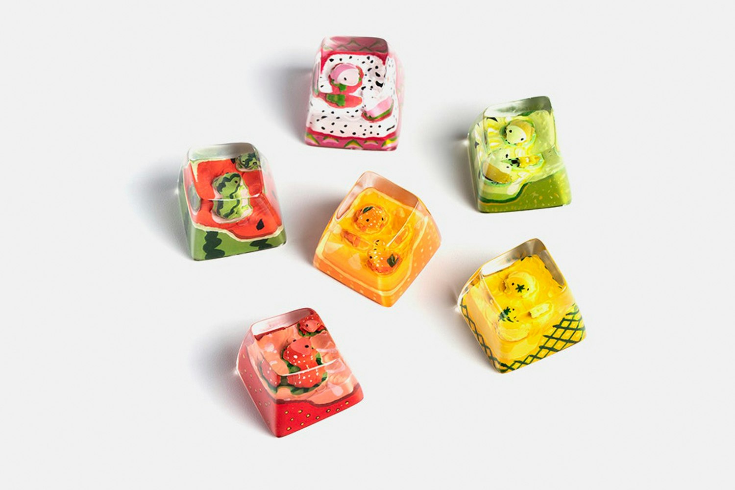 Dwarf Factory Anura Frog Resin Artisan Keycap