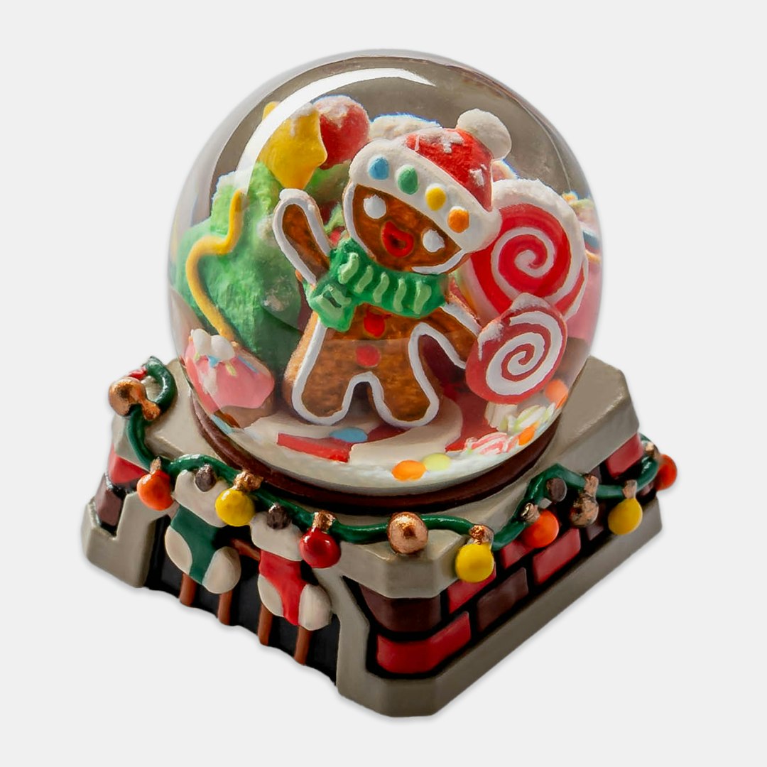 Dwarf Factory ArtiSANTA 2023 Christmas Artisan Keycaps - Gingy 