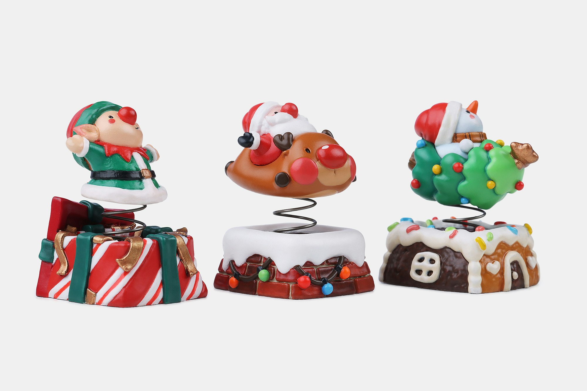 Dwarf Factory ArtiSANTA Christmas Artisan Keycaps – Jingle Jiggle Edition