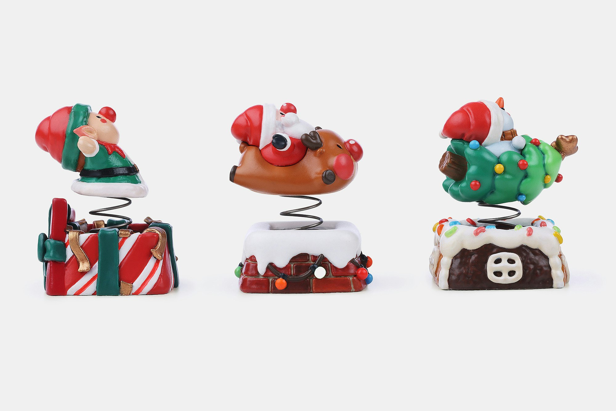 Dwarf Factory ArtiSANTA Christmas Artisan Keycaps – Jingle Jiggle Edition