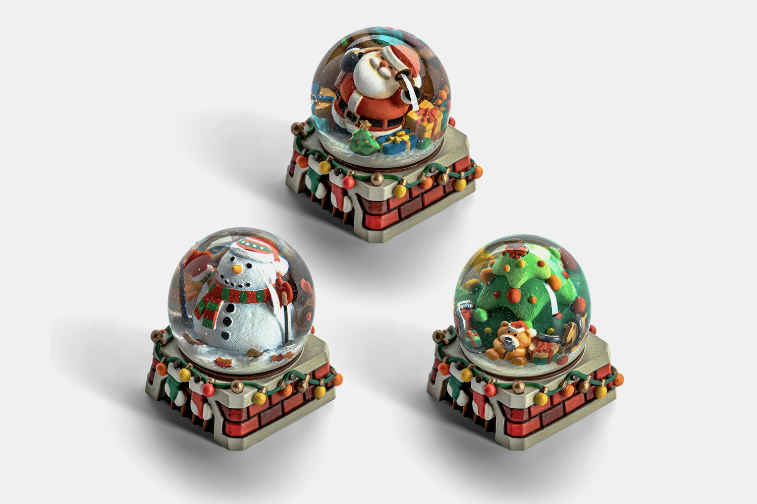 Dwarf Factory ArtiSANTA Christmas Artisan Keycaps