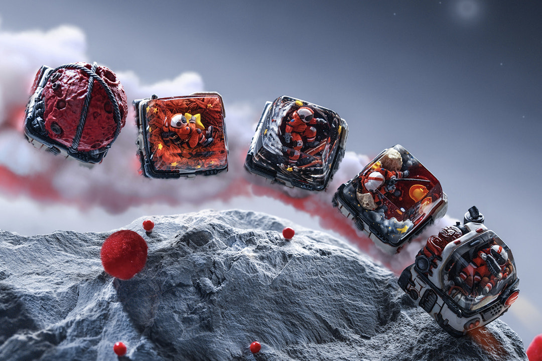 Dwarf Factory Astrovert Artisan Keycap