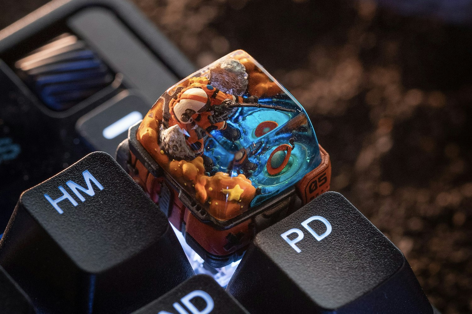 Dwarf Factory Astrovert Artisan Keycap