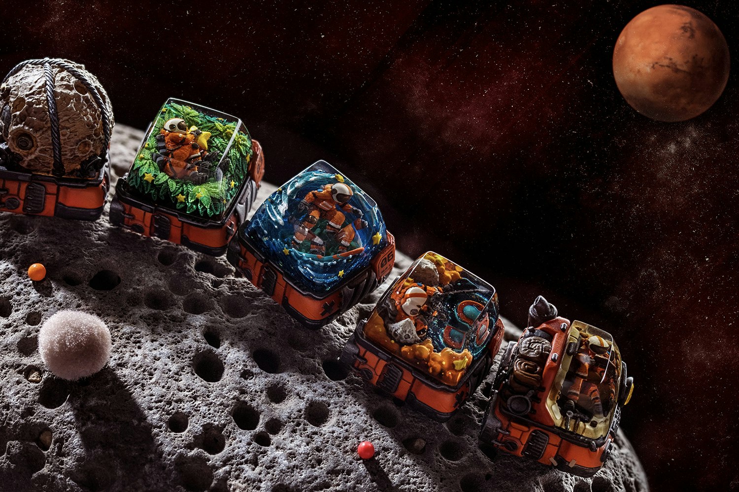 Dwarf Factory Astrovert Artisan Keycap