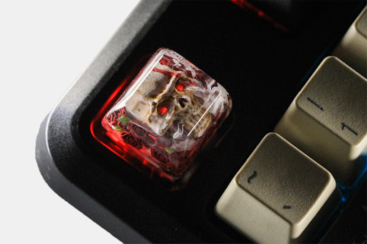 Dwarf Factory Demonic Rosa Artisan Keycap