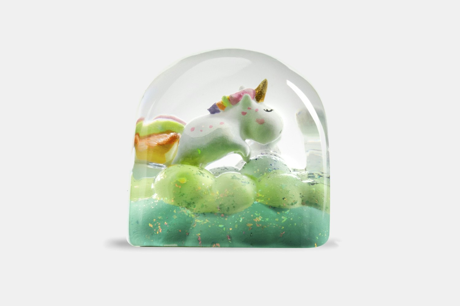 Dwarf Factory Fluffy Unicorn Artisan Keycap