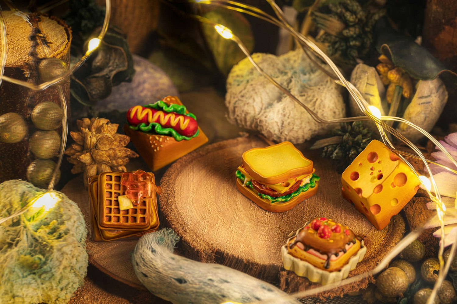 Dwarf Factory Foodie Artisan Keycap