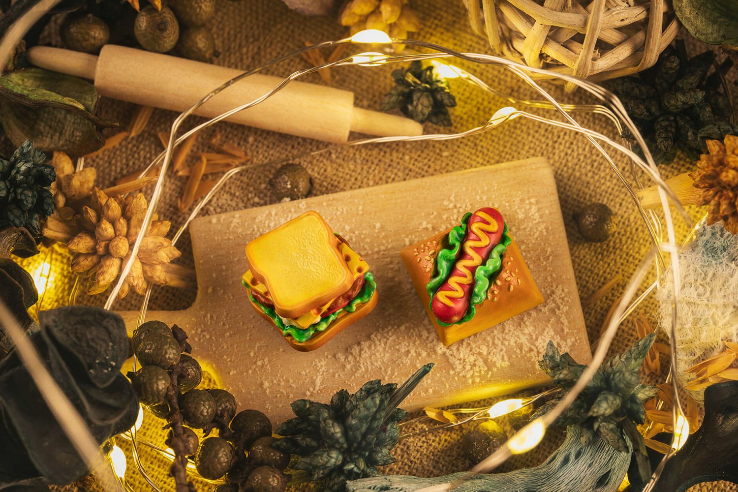 Dwarf Factory Foodie Artisan Keycap