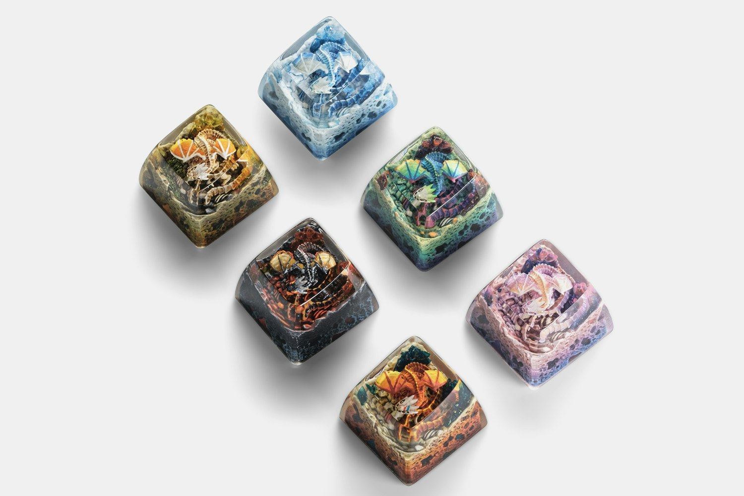 Dwarf Factory Gnarly Drakon Artisan Keycap V2