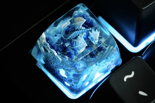 Dwarf Factory Gnarly Drakon Artisan Keycap V2