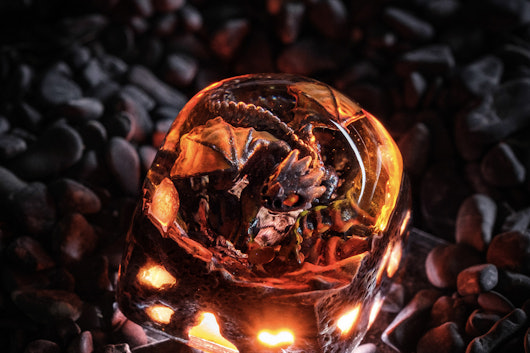 Dwarf Factory Gnarly Drakon Artisan Keycap V2