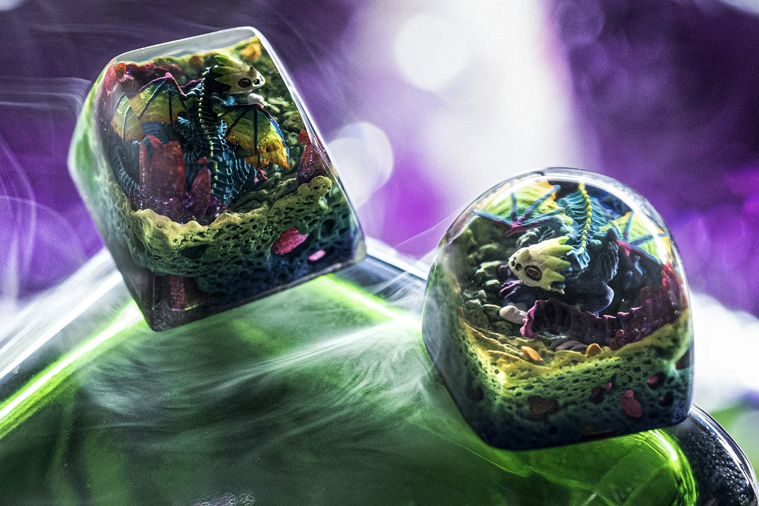 Dwarf Factory Gnarly Drakon Artisan Keycap V2