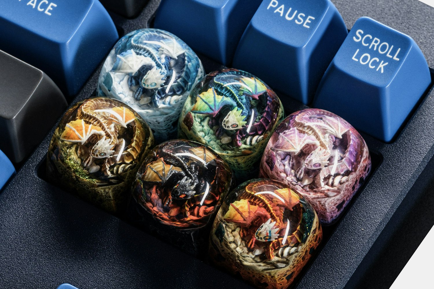 Dwarf Factory Gnarly Drakon Artisan Keycap V2