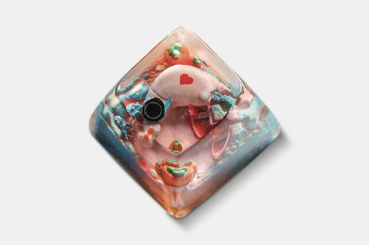 Dwarf Factory Happy Hippo Artisan Keycap