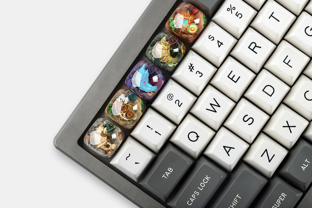 Dwarf Factory Happy Hippo Artisan Keycap