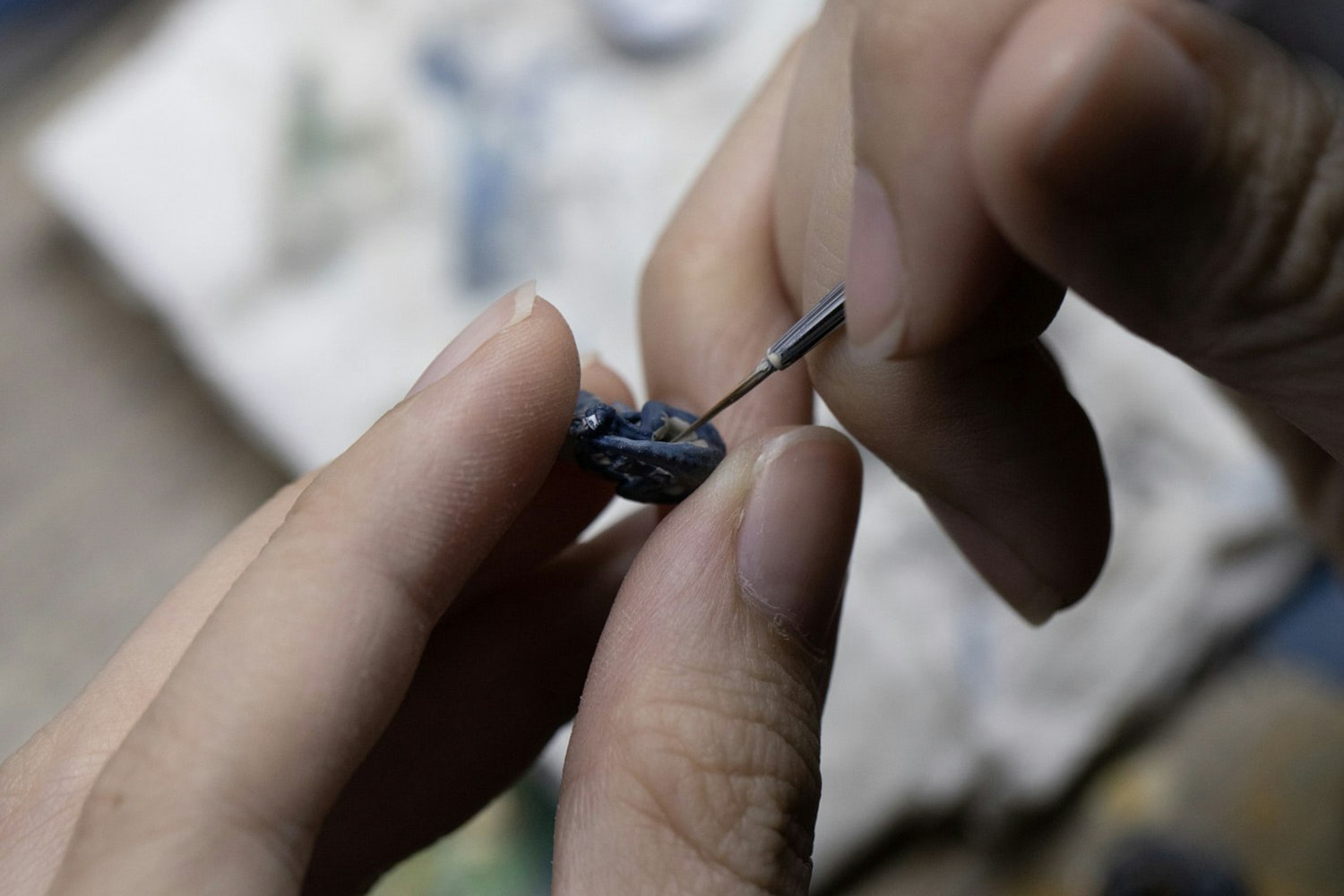 Dwarf Factory Keycasaurus Artisan Keycap