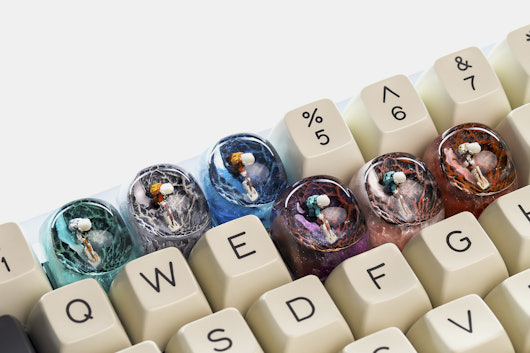 Dwarf Factory Moondust Artisan Keycap