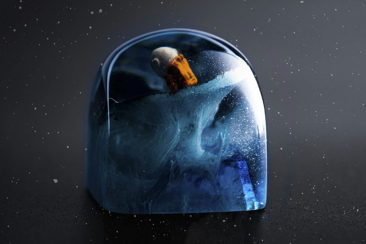 Dwarf Factory Moondust Artisan Keycap