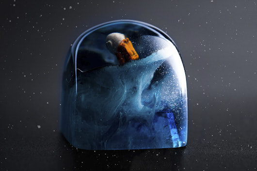 Dwarf Factory Moondust Artisan Keycap