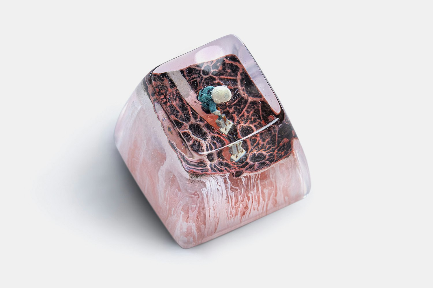 Dwarf Factory Moondust Artisan Keycap