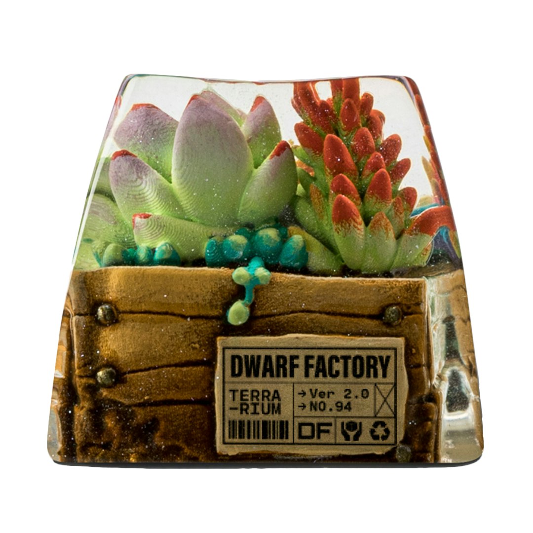 succulent artisan keycap