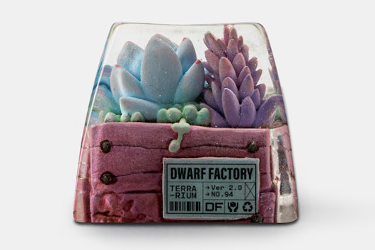 Dwarf Factory Terrarium Resin Artisan Keycap V2