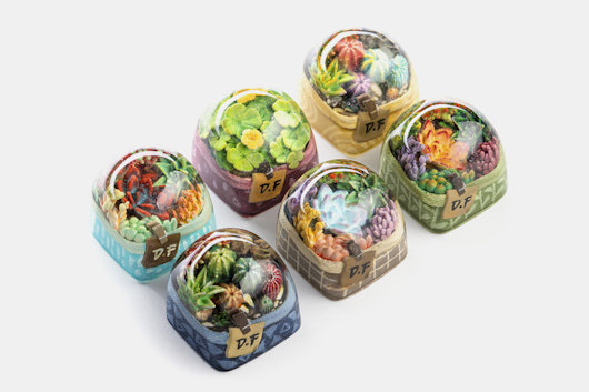 Dwarf Factory Terrarium Resin Artisan Keycap