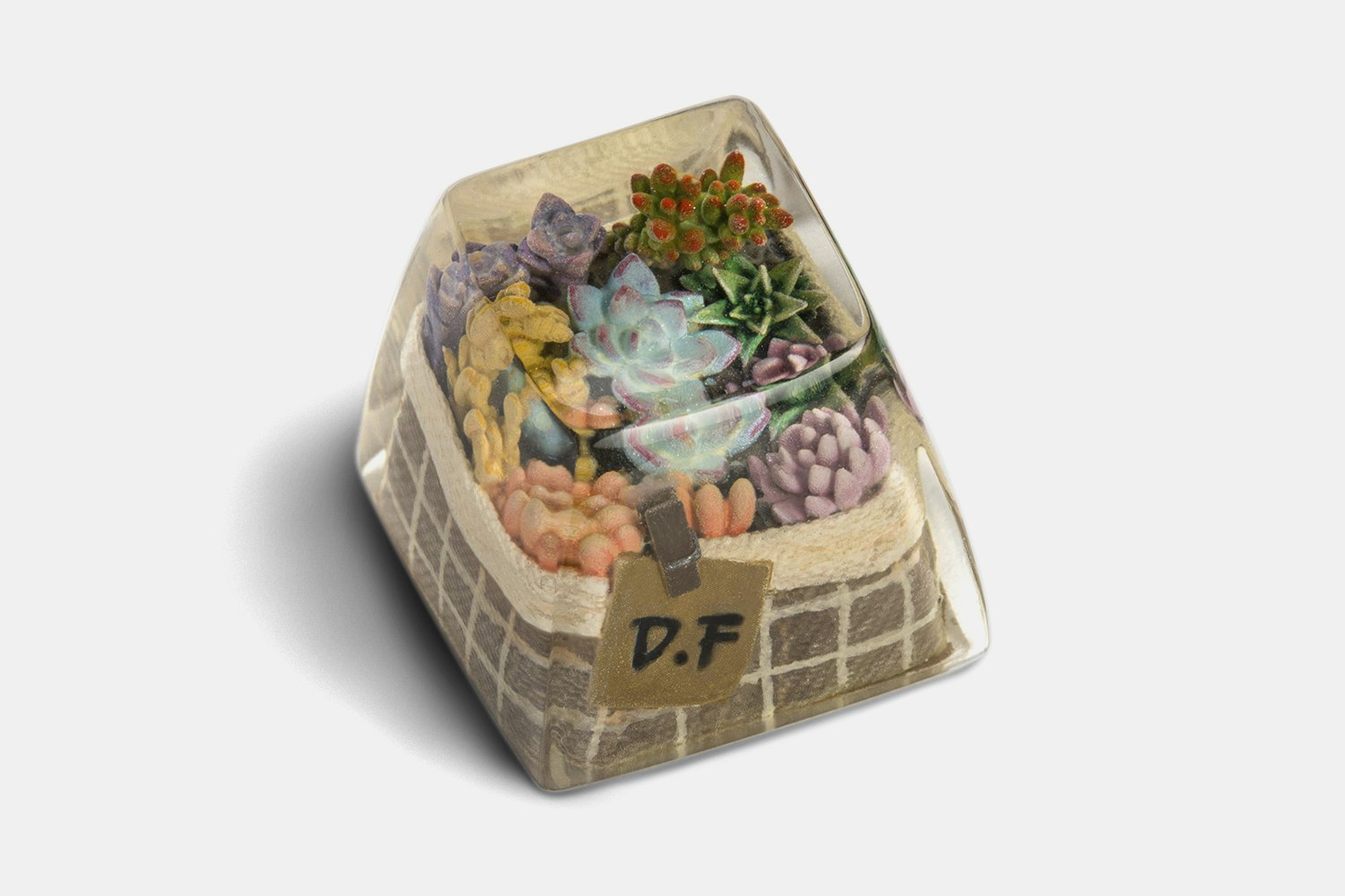 Dwarf Factory Terrarium Resin Artisan Keycap - Rainless Garden - SA R1