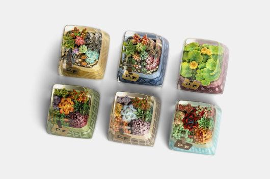 Dwarf Factory Terrarium Resin Artisan Keycap