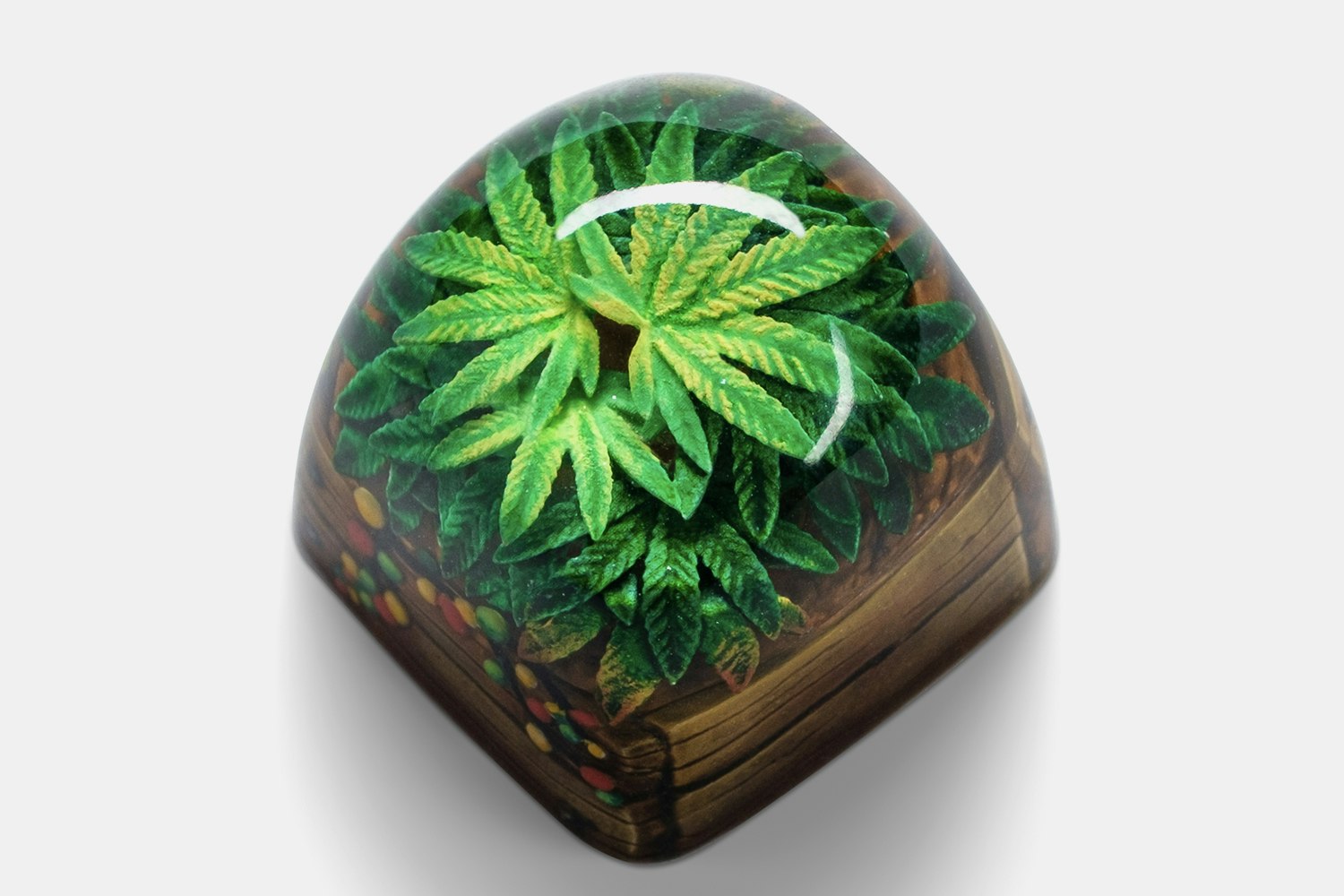 Dwarf Factory Terrarium V2 Rasta Artisan Keycap