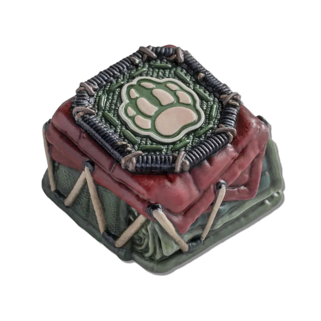 Dwarf Factory The Camper Badge Artisan Keycap Details | Mechanical ...