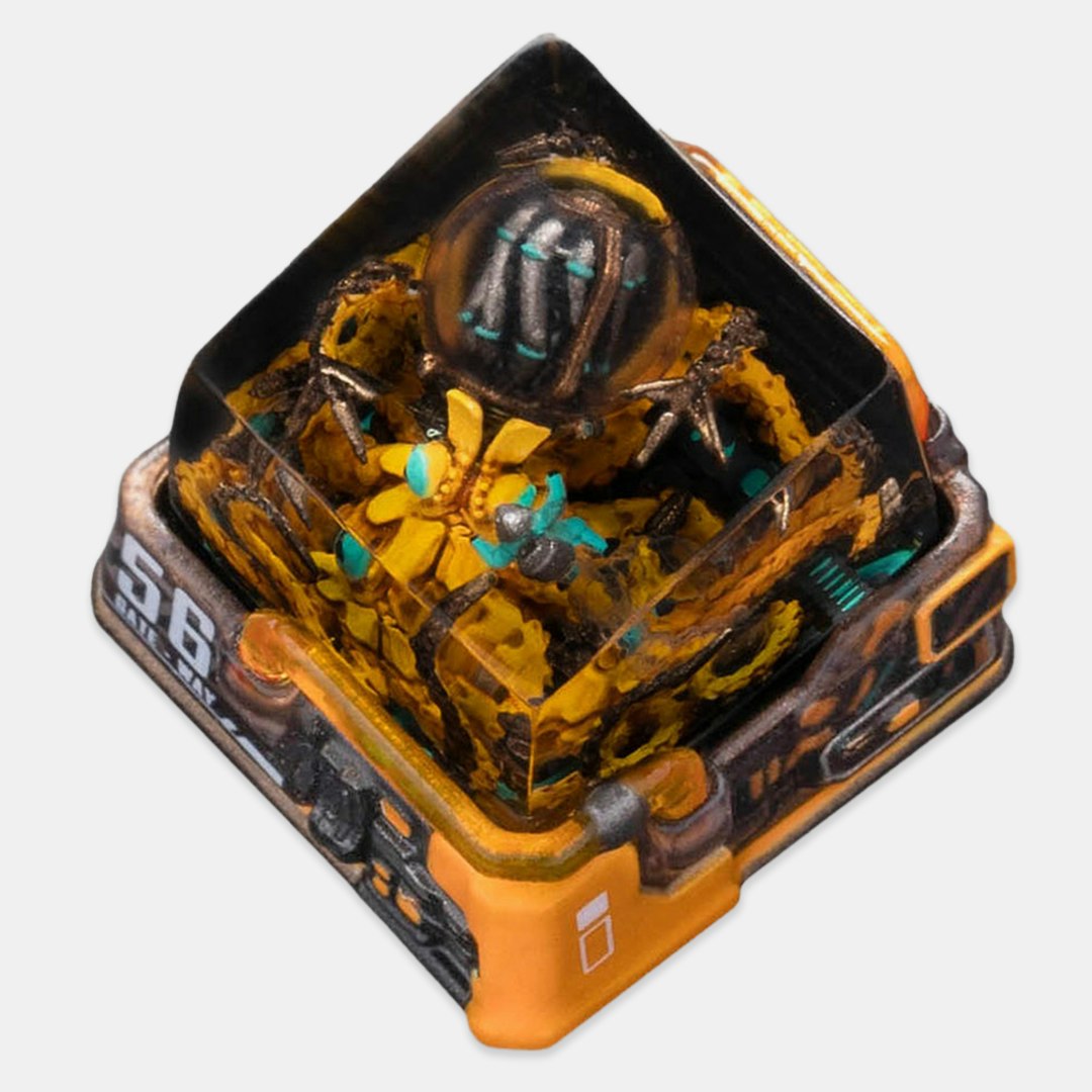 Dwarf Factory The Primal Mecha Artisan Keycap | Mechanical Keyboards |  Keycaps | Artisan Keycaps | Drop