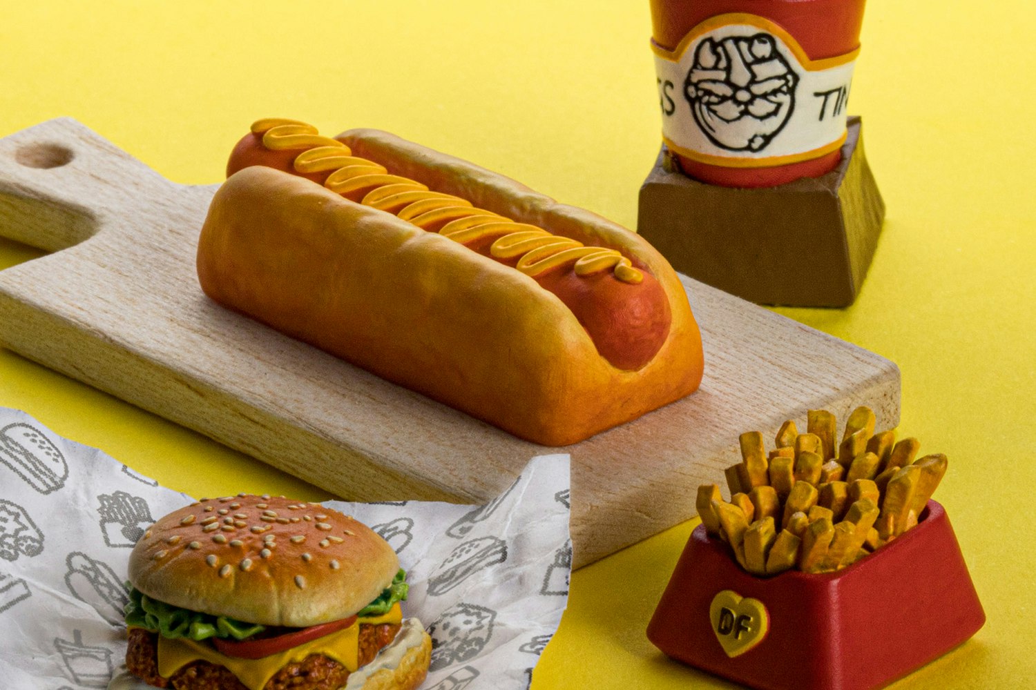 Dwarf Factory x Tinymakesthings Petite Meal Resin Keycap