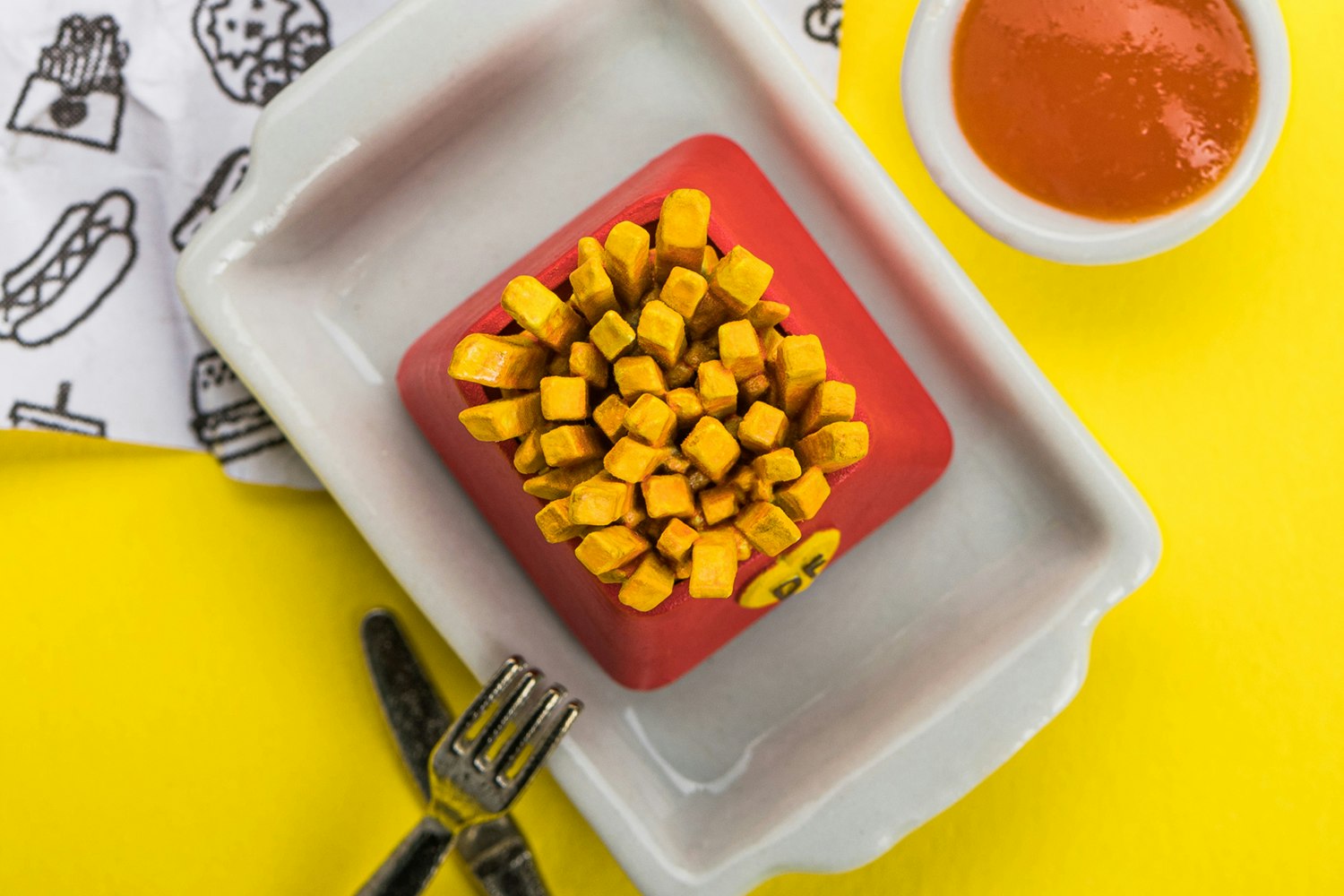 Dwarf Factory x Tinymakesthings Petite Meal Resin Keycap