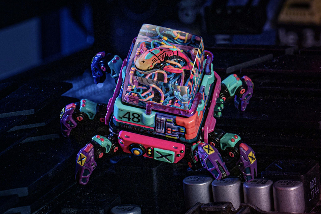 Dwarf Factory XPider Artisan Keycap Holder