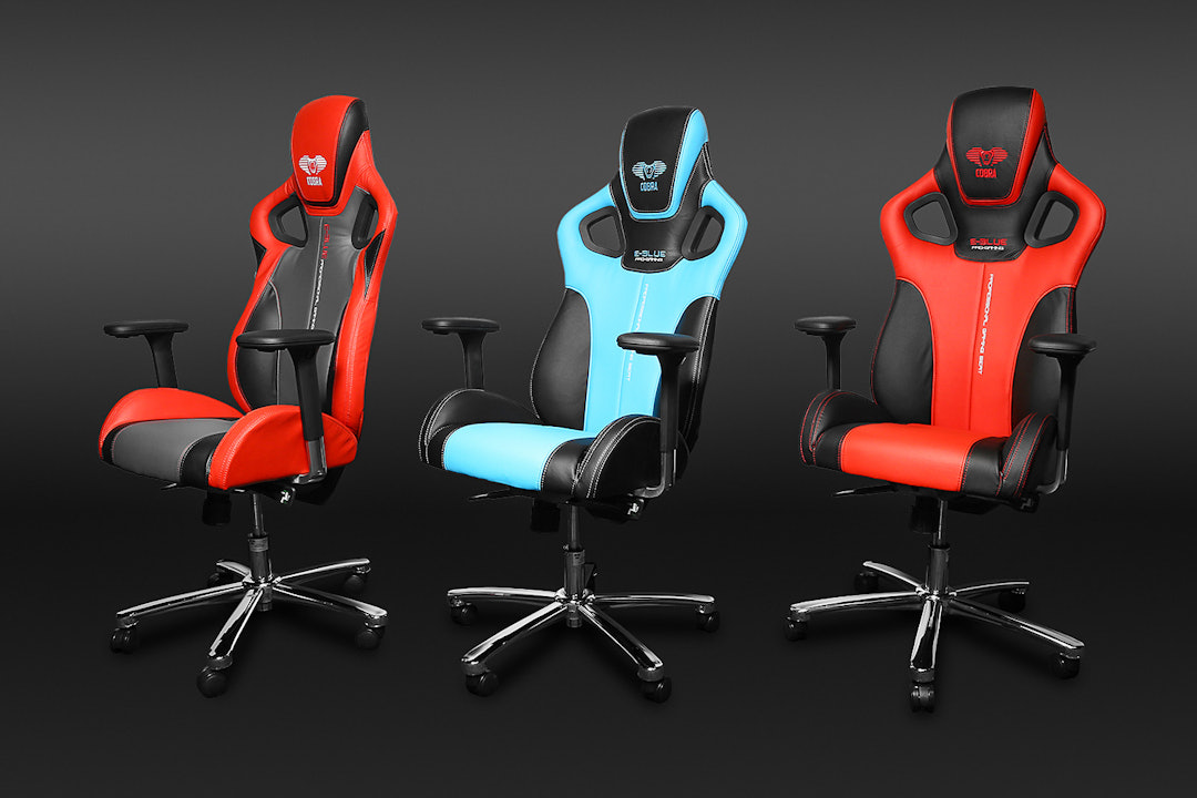 E-Blue Cobra, Mazer & Auroza Gaming Chairs