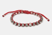 Thai Silver Beads - Red 