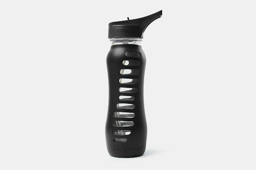 EcoVessel Surf Sport Glass Water Bottle w/ Flip Top