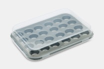 24 Cup Mini/Cakepan With Plastic Lid