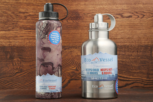 EcoVessel Bigfoot & Boss Triple-Insulated Bottles