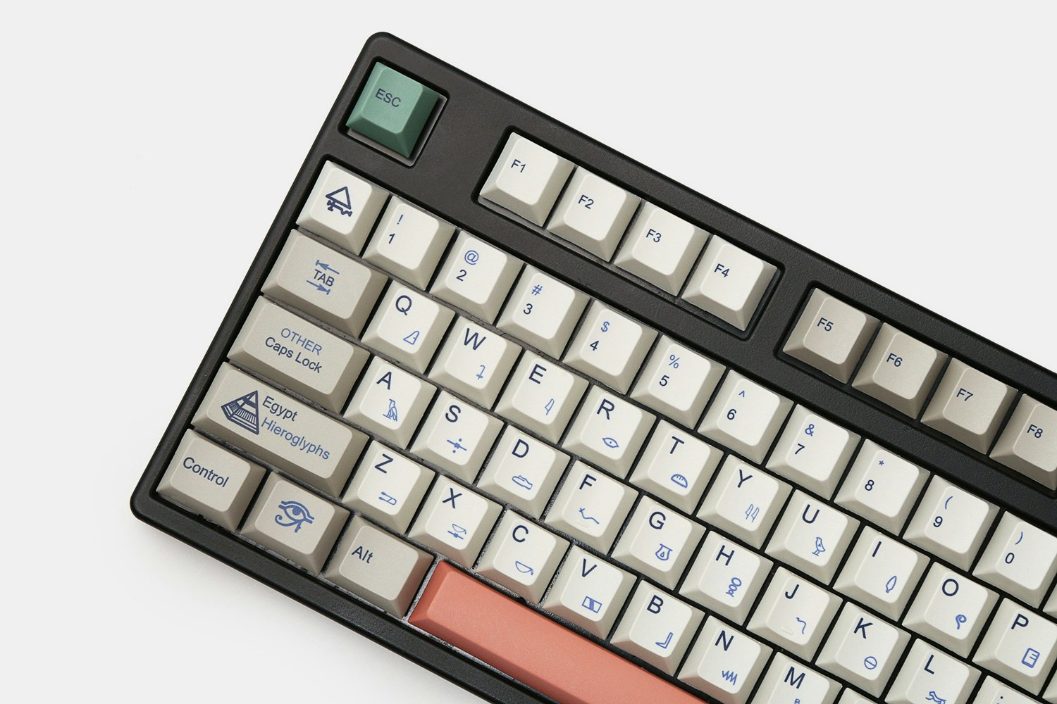 Egyptian PBT Dye-Subbed Keycap Set (169 Keys)