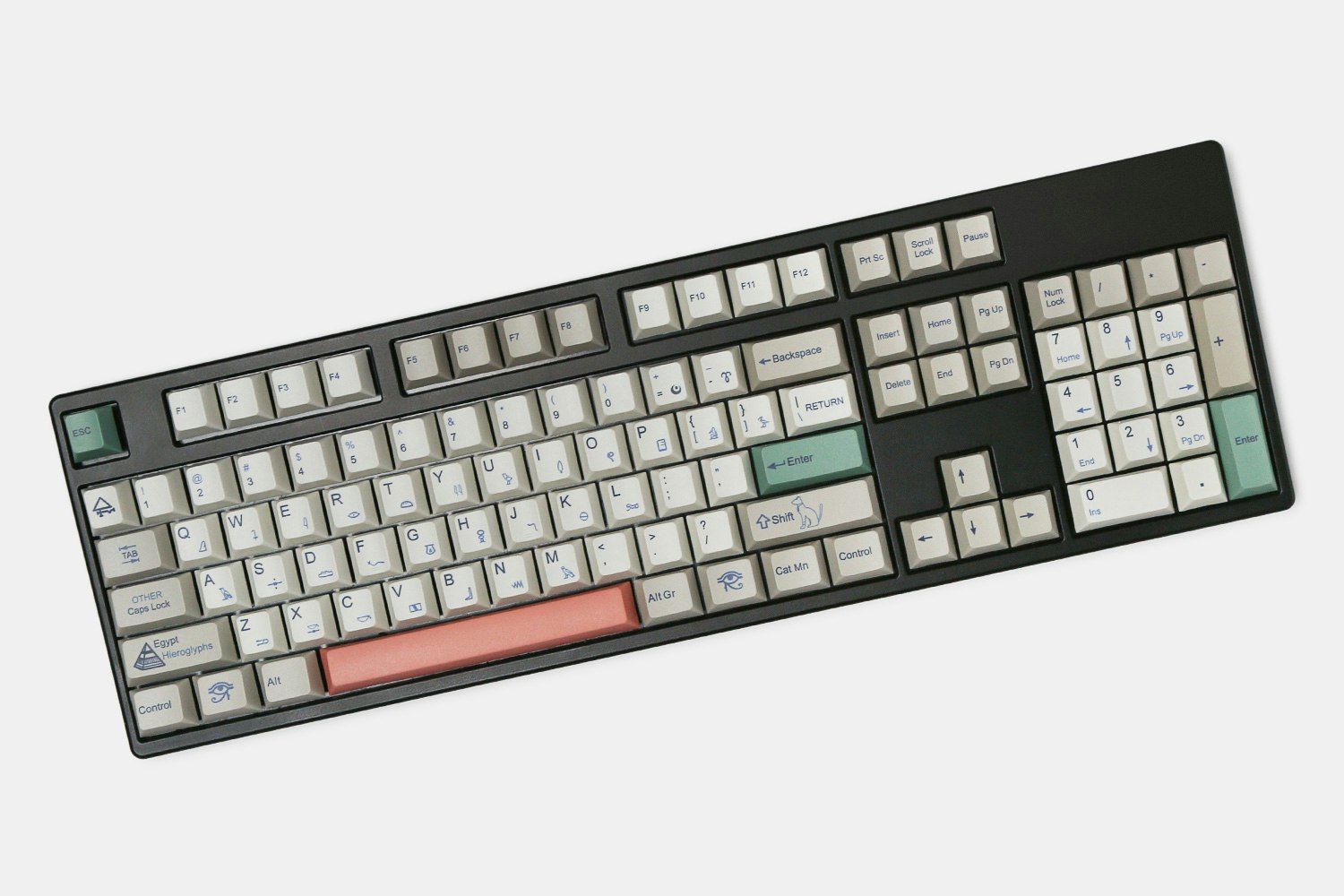 Egyptian PBT Dye-Subbed Keycap Set (169 Keys)